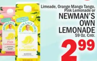 C Town NEWMAN'S OWN LEMONADE offer
