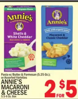 C Town ANNIE'S MACARONI & CHEESE 5.5-6 Oz. Box offer