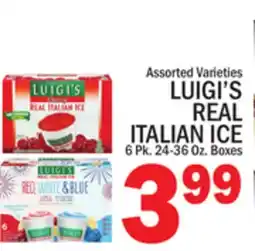 C Town LUIGI'S REAL ITALIAN ICE offer