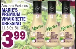 C Town MARIE'S PREMIUM VINAIGRETTE DRESSING offer