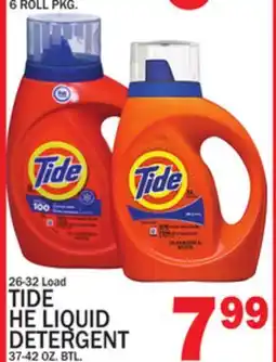 C Town TIDE HE LIQUID DETERGENT offer