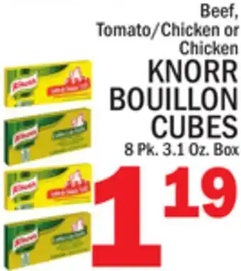 C Town KNORR BOUILLON CUBES offer