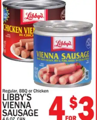 C Town LIBBY'S VIENNA SAUSAGE offer