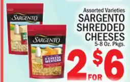 C Town SARGENTO SHREDDED CHEESES offer