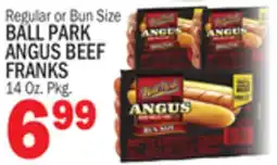 C Town BALL PARK ANGUS BEEF FRANKS offer