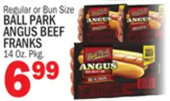 C Town BALL PARK ANGUS BEEF FRANKS offer
