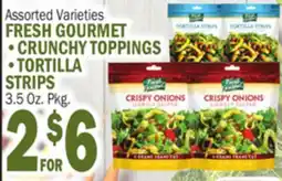 C Town FRESH GOURMET • CRUNCHY TOPPINGS offer