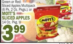 C Town MOTT'S SLICED APPLES 14 Oz. Pkg offer