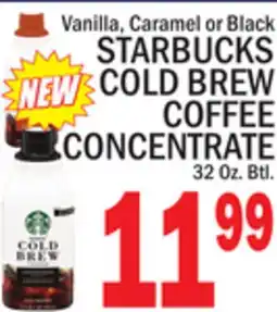 C Town STARBUCKS COLD BREW COFFEE CONCENTRATE offer