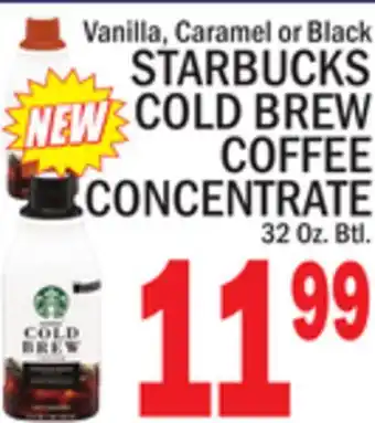 C Town STARBUCKS COLD BREW COFFEE CONCENTRATE offer