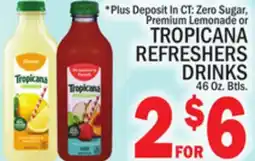 C Town TROPICANA REFRESHERS DRINKS offer