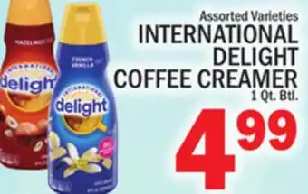 C Town INTERNATIONAL DELIGHT COFFEE CREAMER offer
