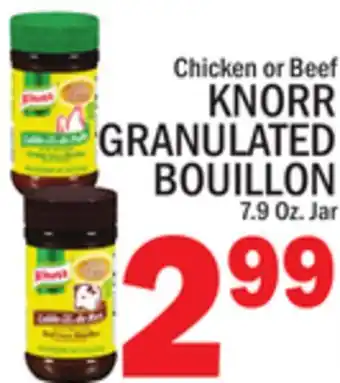 C Town KNORR GRANULATED BOUILLON offer
