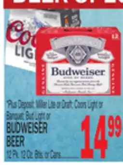 C Town BUDWEISER BEER offer