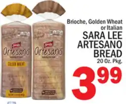 C Town SARA LEE ARTESANO BREAD offer