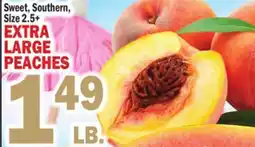 C Town EXTRA LARGE PEACHES offer