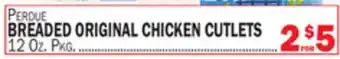 C Town PERDUE BREADED ORIGINAL CHICKEN CUTLETS offer