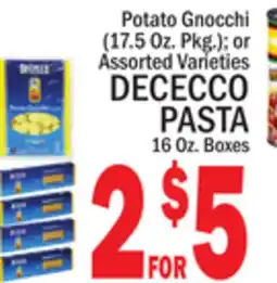 C Town DECECCO PASTA 16 Oz. Boxes offer