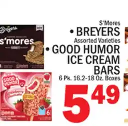 C Town BREYERS, GOOD HUMOR ICE CREAM BARS offer