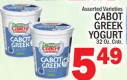 C Town CABOT GREEK YOGURT offer