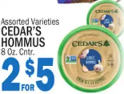 C Town CEDAR'S HOMMUS offer