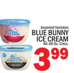C Town BLUE BUNNY ICE CREAM offer