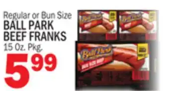 C Town BALL PARK BEEF FRANKS offer