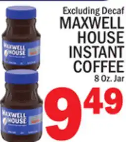 C Town MAXWELL HOUSE INSTANT COFFEE offer