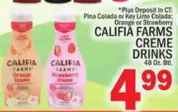 C Town CALIFIA FARMS CREME DRINKS offer