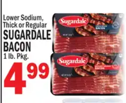 C Town SUGARDALE BACON offer