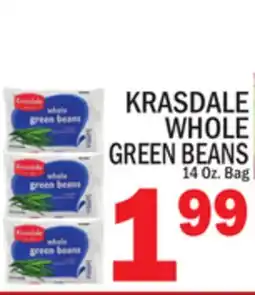 C Town KRASDALE WHOLE GREEN BEANS offer