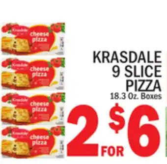 C Town KRASDALE 9 SLICE PIZZA offer