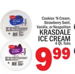 C Town KRASDALE ICE CREAM offer