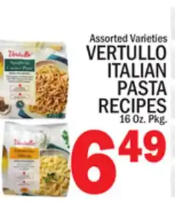 C Town VERTULLO ITALIAN PASTA RECIPES offer