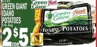 C Town GREEN GIANT IDAHO POTATOES offer