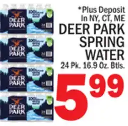 C Town DEER PARK SPRING WATER offer