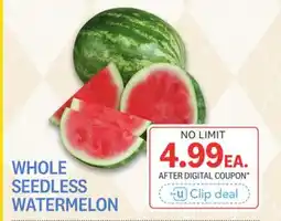 Kings Food Markets WHOLE SEEDLESS WATERMELON offer