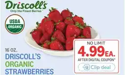 Kings Food Markets DRISCOLL'S ORGANIC STRAWBERRIES offer