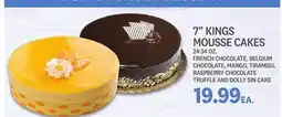 Kings Food Markets 7 KINGS MOUSSE CAKES offer