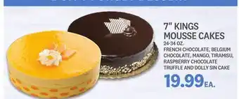 Kings Food Markets 7 KINGS MOUSSE CAKES offer