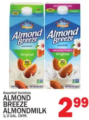 C Town ALMOND BREEZE ALMONDMILK offer