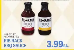 Kings Food Markets RIB RACK BBQ SAUCE offer