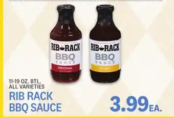 Kings Food Markets RIB RACK BBQ SAUCE offer