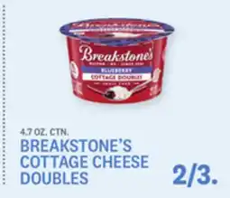Kings Food Markets BREAKSTONE'S COTTAGE CHEESE DOUBLES offer