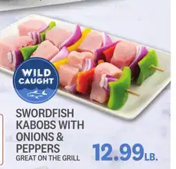 Kings Food Markets SWORDFISH KABOBS WITH ONIONS & PEPPERS offer