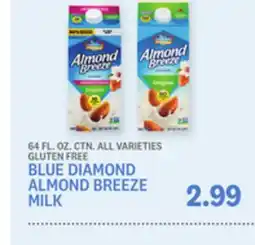 Kings Food Markets BLUE DIAMOND ALMOND BREEZE MILK offer