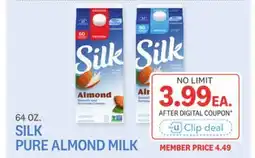 Kings Food Markets SILK PURE ALMOND MILK offer