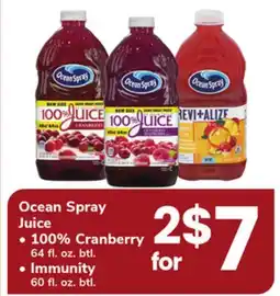 ACME Ocean Spray Juice offer