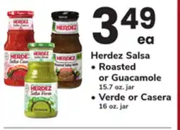 ACME Herdez Salsa Roasted or Guacamole 15.7 oz. jar, Verde or Casera 16 oz. jar offer