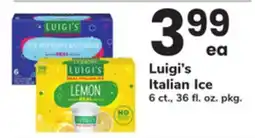 ACME Luigi's Italian Ice offer